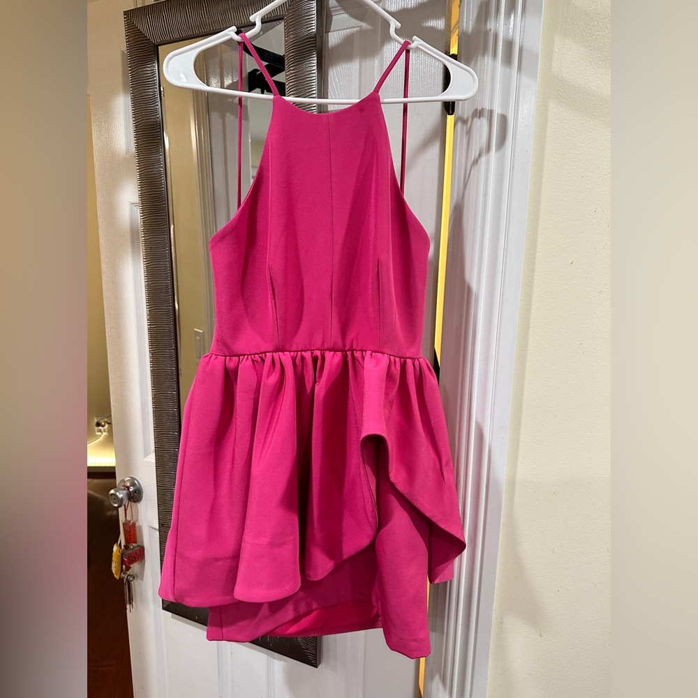 Cameo collective pink dress with open back